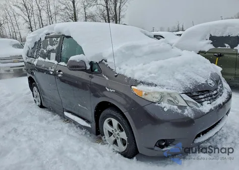 2012 Toyota Sienna Le из США, поврежденный, VIN 5TDKK3DC6CS235433